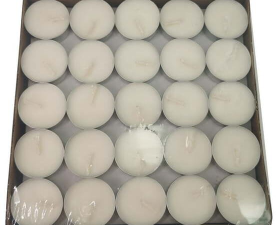 Amari White Unscented Indoor/Outdoor Tealight Candles 100ct for $5 + pickup