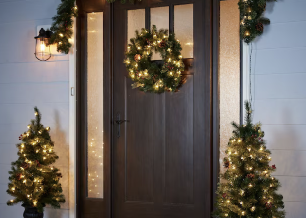 *HOT* Holiday Living 4-Piece Pre-Lit Artificial Christmas Tree Set only $59 shipped!