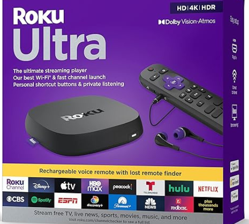 Amazon Black Friday! Roku Ultra The Ultimate Streaming Device 4K/HDR/Dolby Vision/Atmos $69 Shipped Free (Reg. $99.99+)