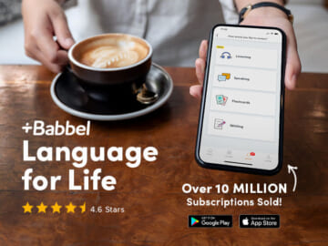 Babbel Language Learning Lifetime Subscription for $140