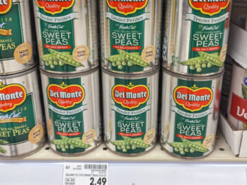 Del Monte Tender Petites Sweet Peas $1.79 Per Can At Kroger