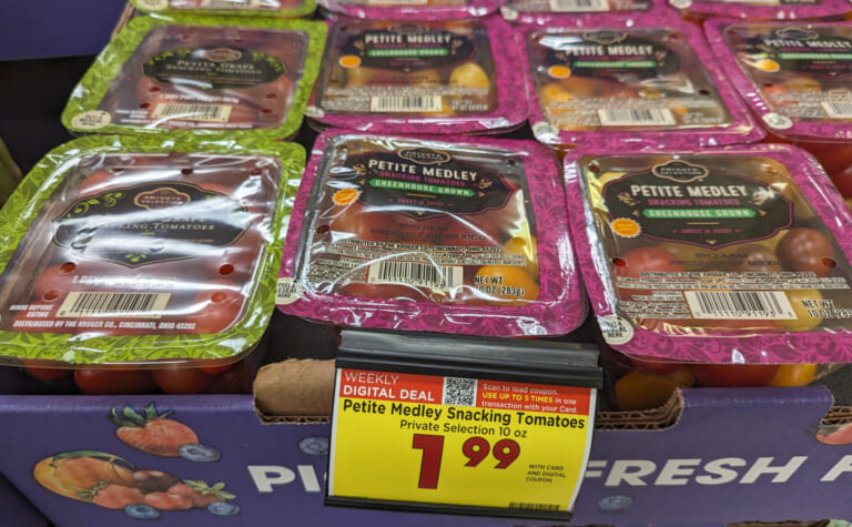 Private Selection Snacking Tomatoes As Low As $1.99 At Kroger