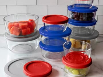 Pyrex 22-Piece Glass Food Storage Container Set for only $21.99 (Reg. $50!) {Black Friday Deal}