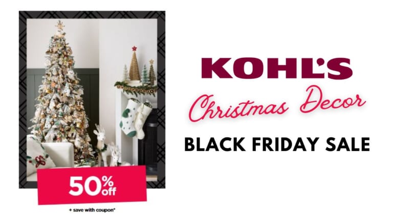 Kohl’s | 50% Off Christmas Decor + 15% Off Code