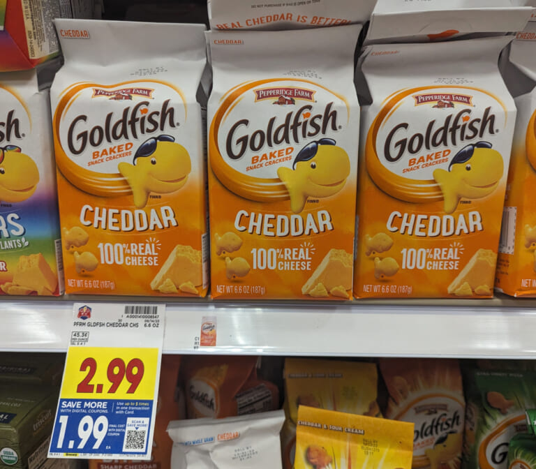 Pepperidge Farm Goldfish Just $1.99 At Kroger