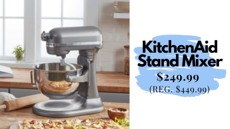 KitchenAid Bowl-Lift Stand Mixer Just $249.99 (Reg. $449)