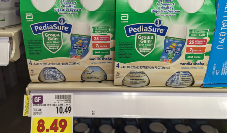 PediaSure Grow & Gain Shake 4-Packs Just $6.49 At Kroger (Regular Price $10.49)