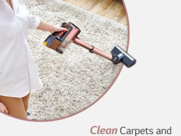 LG Cord Zero A9 Cordless Stick Vacuum $198 Shipped Free (Reg. $344)