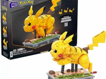 MEGA Pokémon Motion Pikachu Mechanized Building Set - 1092pcs