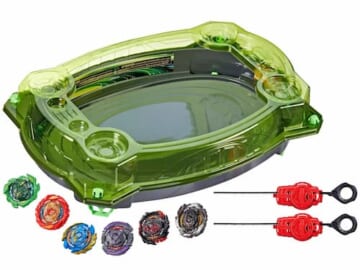 Beyblade Burst QuadDrive Collision Nebula Beyblade Stadium Battle Set