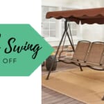 Canopy Steel Porch Swing Just $98 (Reg. $198)