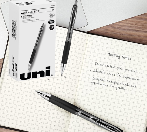 Amazon Black Friday! Uniball 12-Pack Signo Rollerball 1.0mm Bold Black Gel Pen as low as $7.80 Shipped Free (Reg. $25) – 65¢/Pen