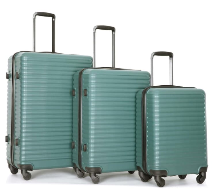 Travelhouse 3-Piece Hardshell Luggage Set for $85 + free shipping