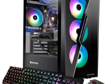 iBuyPower SlateHAKO 12th-Gen. i3 Gaming Desktop PC for $550 + free shipping