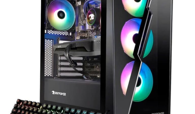 iBuyPower SlateHAKO 12th-Gen. i3 Gaming Desktop PC for $550 + free shipping