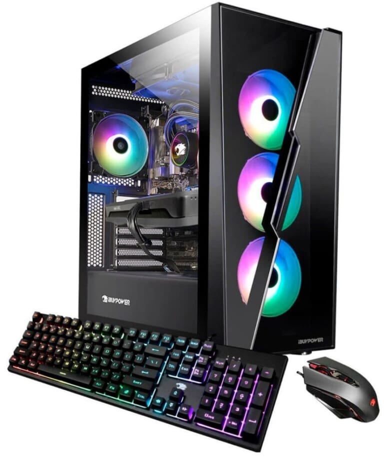 iBuyPower SlateHAKO 12th-Gen. i3 Gaming Desktop PC for $550 + free shipping