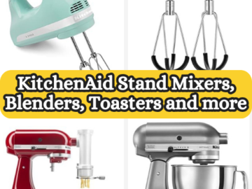 Amazon Black Friday! KitchenAid Stand Mixers, Blenders, Toasters and more from $19.99 (Reg. $24.99+)