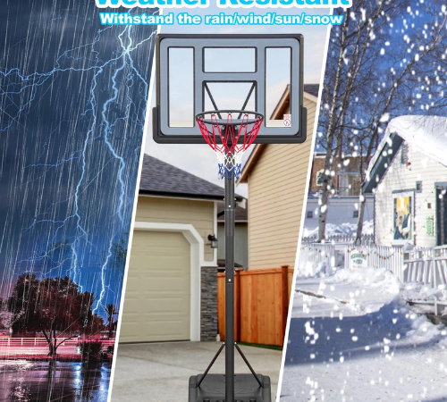 Bring the thrill of the game to your space with this 44 inch Outdoor Basketball Hoop Stand for Adults for just $119.99 Shipped Free (Reg. $249.99)