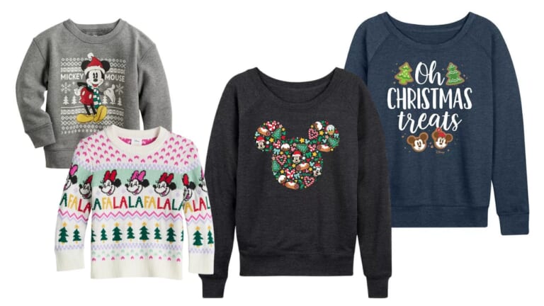 Disney Christmas Sweaters | $12.74 Women, $6.80 Toddler