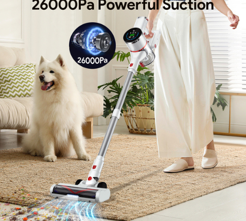 Amazon Black Friday! Ensure a spotless home every time with this 26Kpa Powerful Stick Vacuum with LED Display for just $89.98 After Coupon (Reg. $139.99) – Amazon Exclusive Deal!