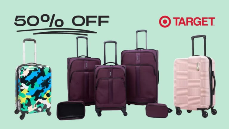 Target | 50% Off 5-Star Luggage!