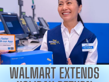 Extended Holiday Returns Are Back At Walmart!