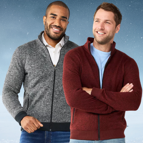 Kohl’s Black Friday! Men’s Sonoma Goods For Life Fleece Sweater Jacket $13.66 After Code + Kohl’s Cash (Reg. $40) + Free Shipping – 6 Colors – S to XXL