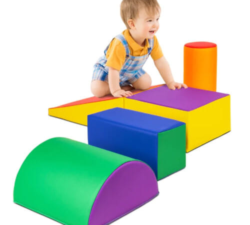 Kids Climb & Crawl Soft Foam Shapes Structure Playset, 5-Piece $99.99 (Reg. $180) + Free Shipping