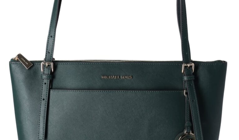 Michael Kors Voyager Large East West Leather Tote Bag for $100 + free shipping