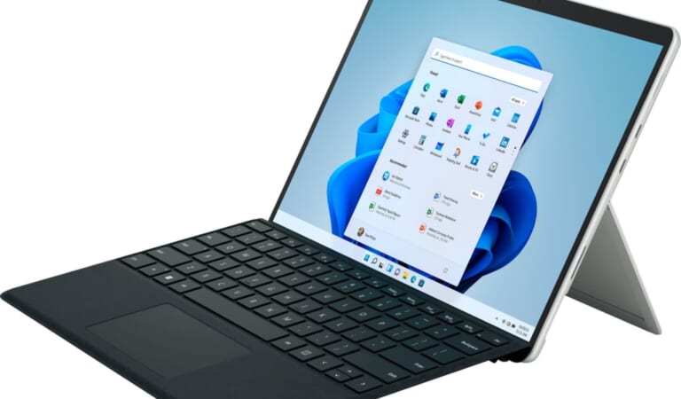 Microsoft Surface Pro 8 11th-Gen. i5 128GB 13" Windows 11 Tablet w/ Keyboard for $636 + free shipping