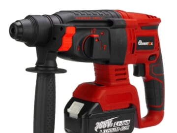 Cordless Electric Rotary Hammer for $44 + free shipping