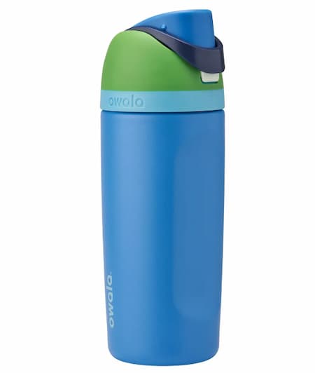 Owala 16oz Kids' Free Sip Stainless Steel Water Bottle in Blue Machine