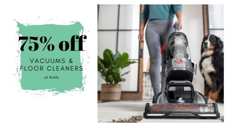 Over 75% off Vacuums at Kohl’s Starting Today!