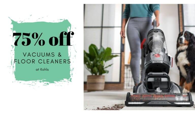 Over 75% off Vacuums at Kohl’s Starting Today!