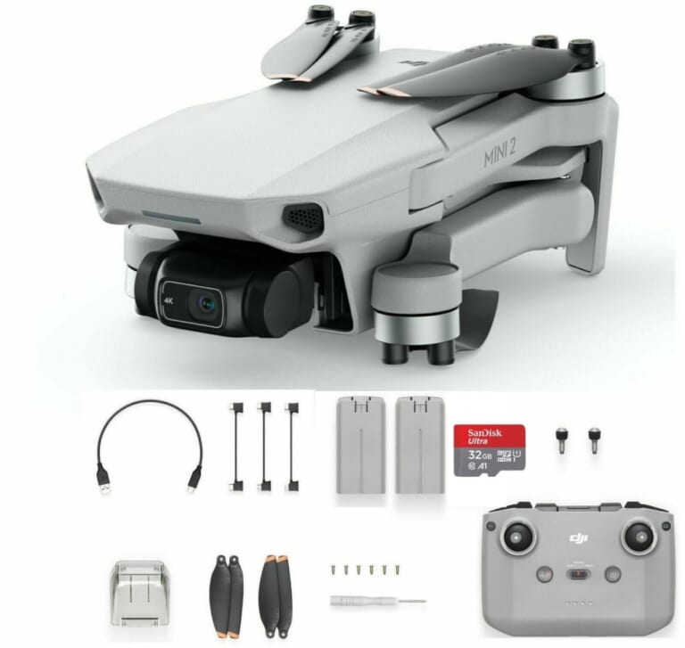 Certified Refurb DJI Mini 2 4K Quadcopter Drone for $329 + free shipping