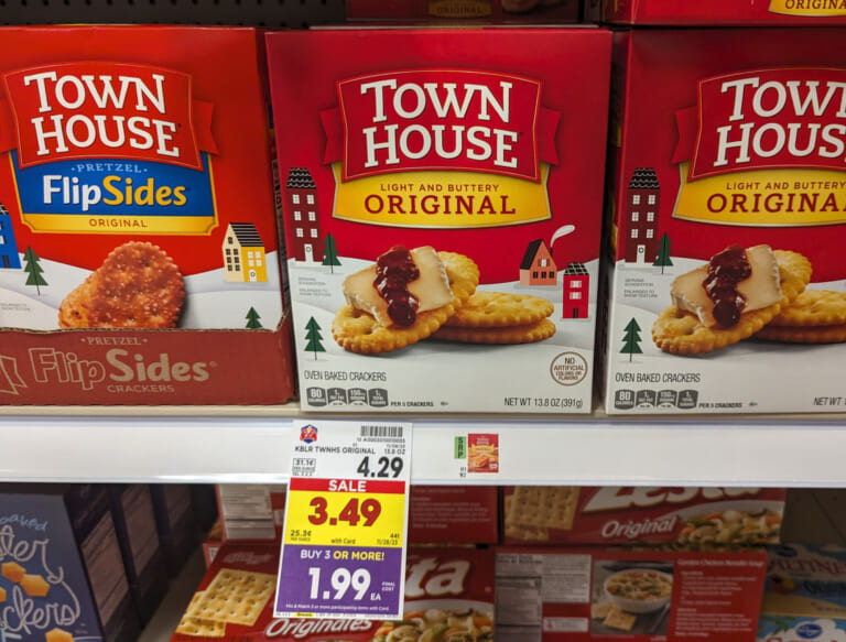 Kellogg’s Town House Crackers As Low As $1.49 At Kroger (Regular Price $4.29)