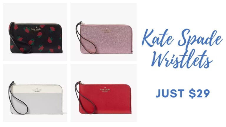 Kate Spade Lucy L-Zip Wristlet Only $29 (Reg. $139)