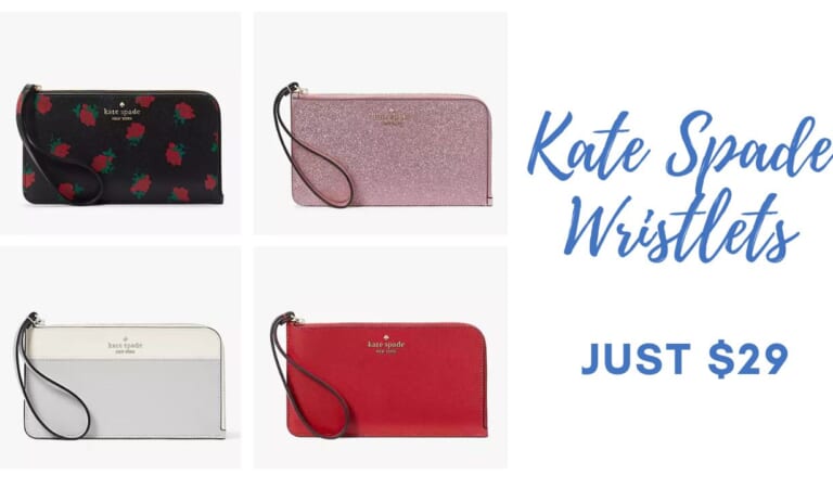 Kate Spade Lucy L-Zip Wristlet Only $29 (Reg. $139)