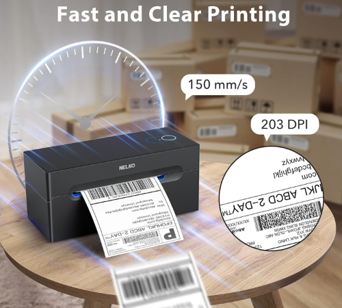 Amazon Black Friday! Ensure a quick and precise label printing with this Bluetooth Thermal Shipping Label Printer for just $59.39 After Code + Coupon (Reg. $175.99) + Free Shipping