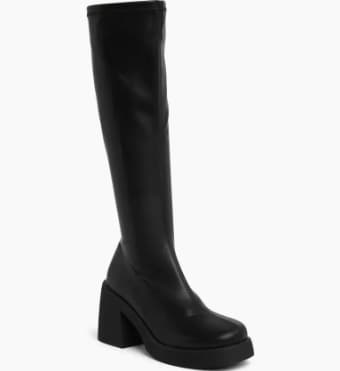 Steve Madden Henrik Platform Boots in Black