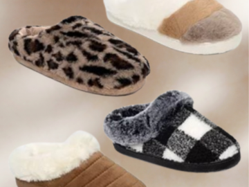 Kohl’s Black Friday! Women’s Cozy Slippers on Sale $8.19 EACH After Code + Kohl’s Cash when you buy 5 (Reg. $34+) + Free Shipping – 13 Styles & Lots of Colors – Great Gift Idea