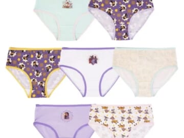 Wish Girls 7 Pack Character Underwear Size 4