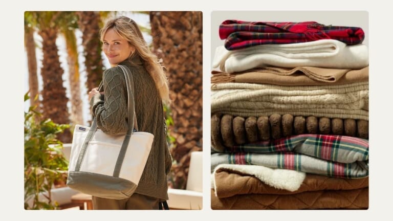 Land’s End | 60% Off Totes & Throws | Today Only!