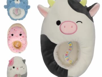 *HOT* Squishmallow Slippers only $10 at Walmart!