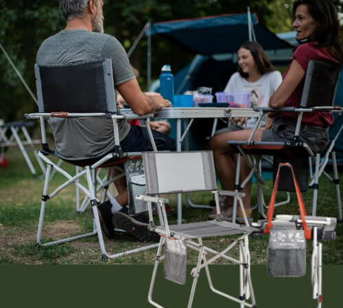 Decathlon Quechua Director Folding Camping Chair, 2-Pack (Gray) $14 (Reg. $24.97) – $7 Each