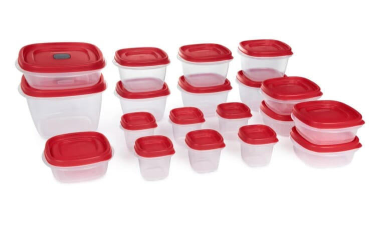 Rubbermaid 38-Piece Food Storage Container Set for $9 + free shipping w/ $35