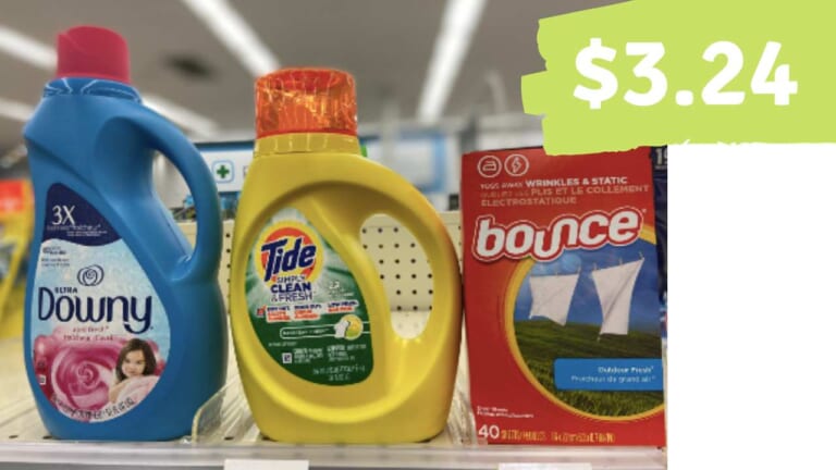 Pick Up $3.24 Gain, Bounce, Downy, & Tide at Walgreens