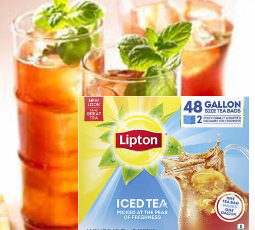 Amazon Black Friday! Lipton Gallon-Sized Iced Tea Bags, 48-Count $3.73 (Reg. $5) – 8¢/Bag