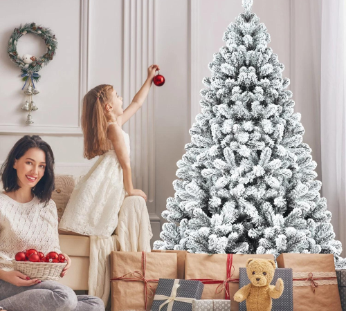 Walmart Black Friday! Snow Flocked 8FT Christmas Tree $99.99 Shipped Free (Reg. $140)