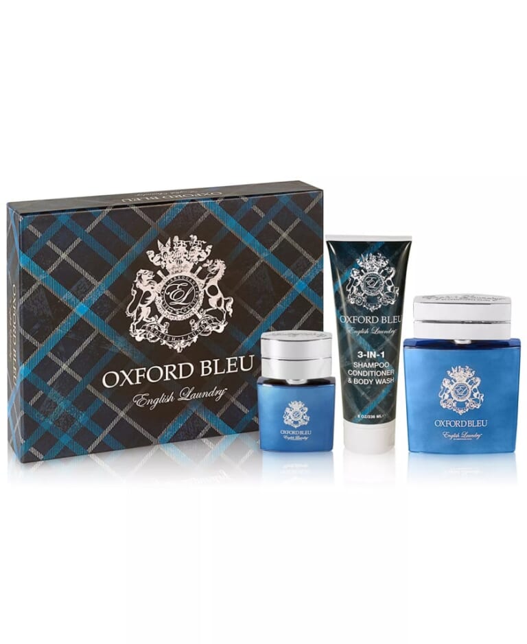 English Laundry Men's 3-Piece Oxford Bleu Gift Set for $25 + free shipping